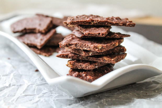 Honey Almond Dark Chocolate Bark Honey Almond Dark Chocolate Bark