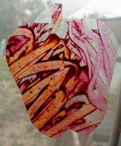 Melted Crayon Apples Melted Crayon Apples