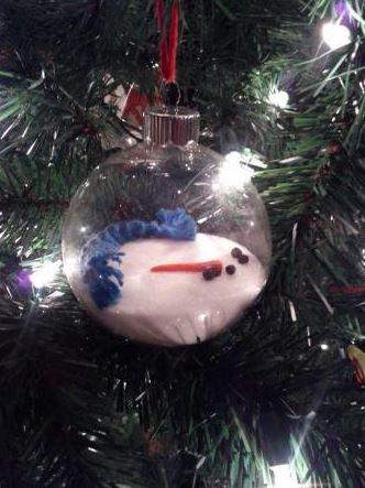 Easy Dollar Store Melted Snowman Ornament Easy Dollar Store Melted Snowman Ornament