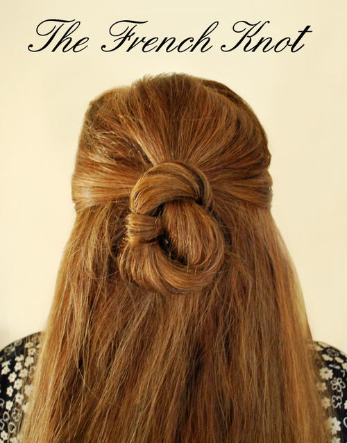 Fabulous French Knot Wedding Hairstyle Fabulous French Knot Wedding Hairstyle