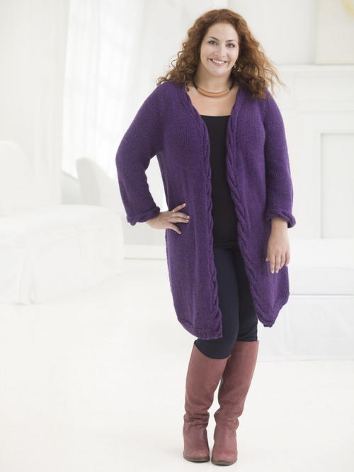 Plus Size Knit Cardigan Pattern Plus Size Knit Cardigan Pattern