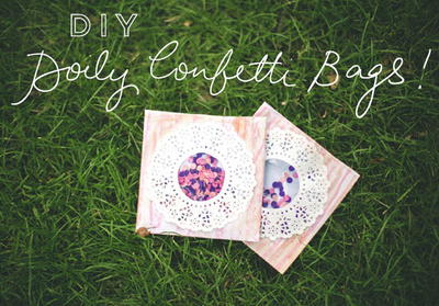 Cute Confetti Bag DIY