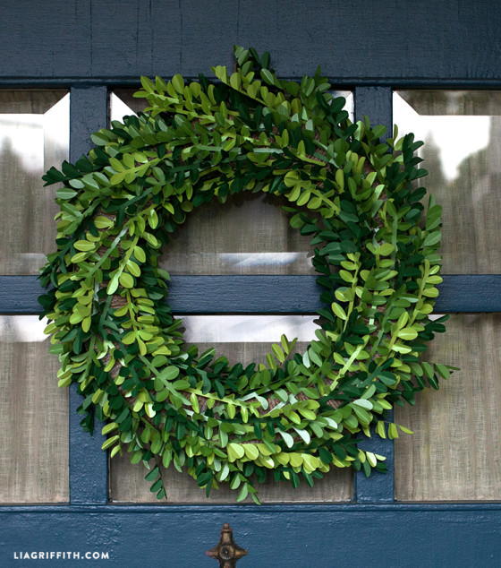 Sweet Spring Paper Wreath DIY