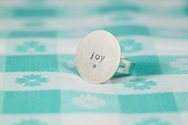 Hand-Stamped Metal Rings Hand-Stamped Metal Rings