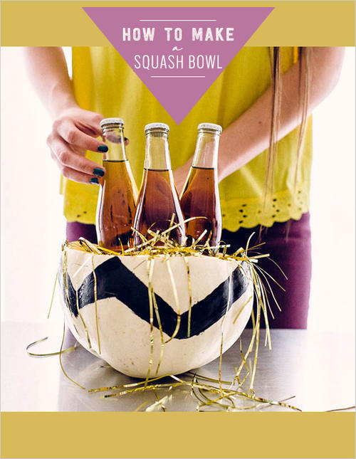 DIY Simple Squash Bowl DIY Simple Squash Bowl