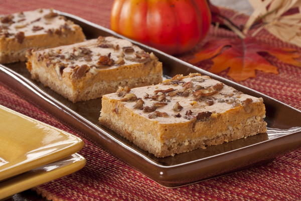 Pumpkin Cheesecake Squares