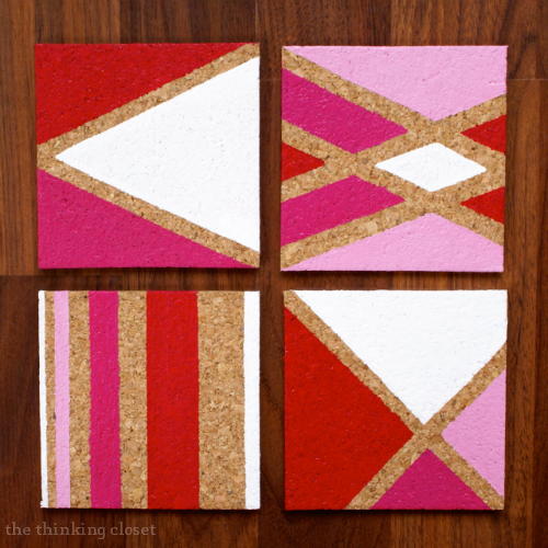 Cute Cork Coasters DIY