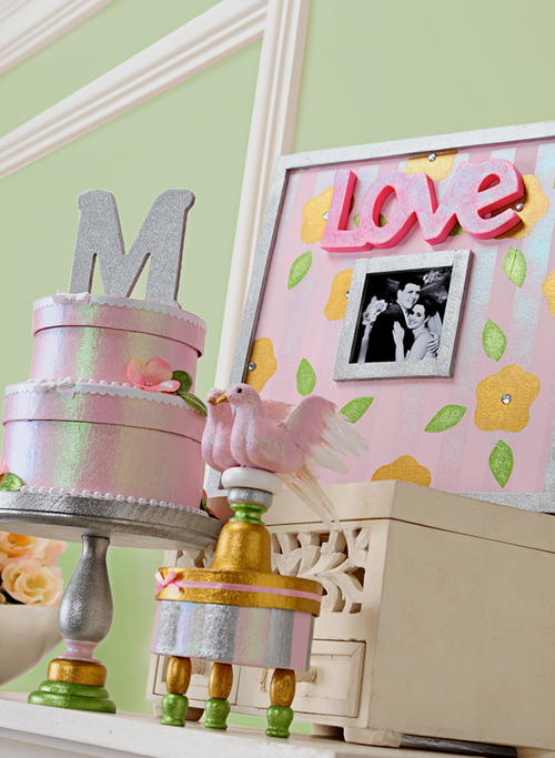DIY Love Birds Wedding Centerpiece DIY Love Birds Wedding Centerpiece