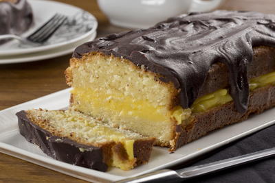 Quick Boston Cream Cake