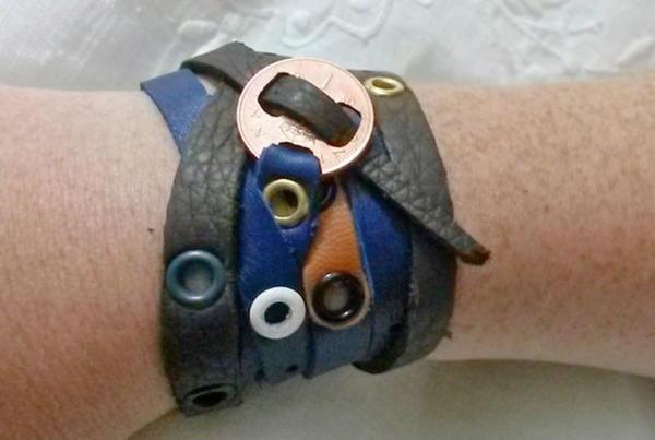 Buckle Down Leather Wrap Bracelet Buckle Down Leather Wrap Bracelet