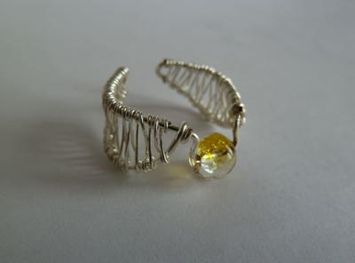 Golden Snitch Wire Ring