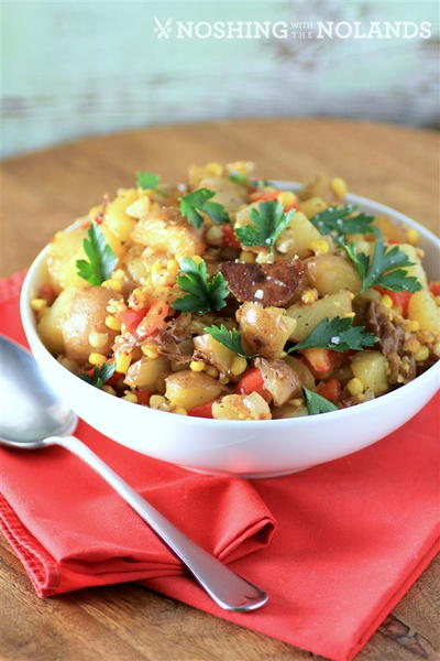 Roasted Potato and Corn Toss Roasted Potato and Corn Toss