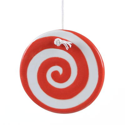Swirly Twirly Peppermint Ornament Swirly Twirly Peppermint DIY Christmas Ornament