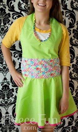 Stay Clean Apron Pattern for Teens