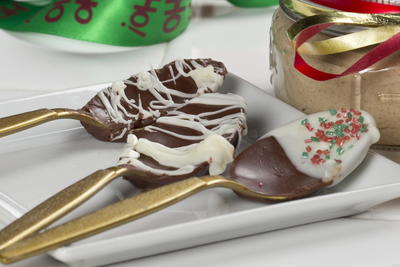Chocolate-Covered Spoons