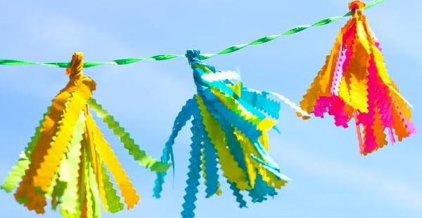 Tissue Paper Tassel Garland Tissue Paper Tassel Garland