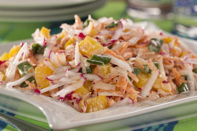 Revved Up Radish Slaw