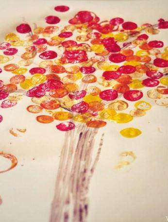 Cork Dotted Autumn Tree Cork Dotted Autumn Tree