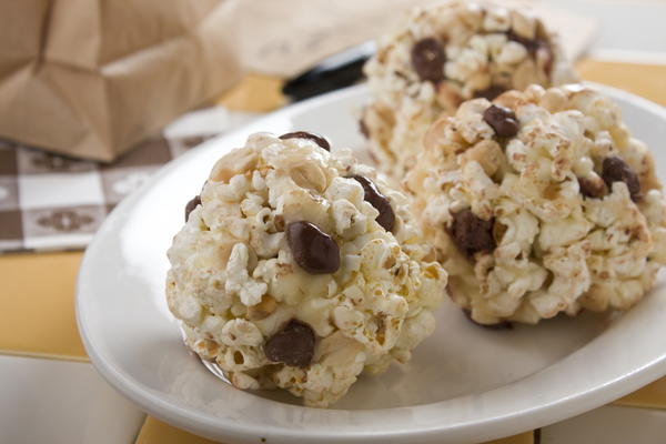 Rocky Road Popcorn Balls