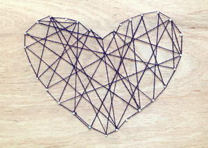 String Art on Wood