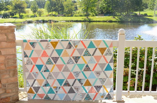 Marie Antoinette Triangle Quilt Marie Antoinette Triangle Quilt