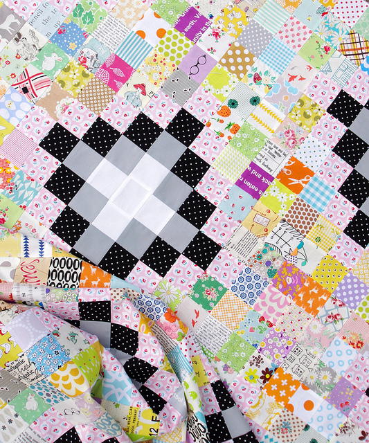 Bonnie Lass Irish Chain Quilt