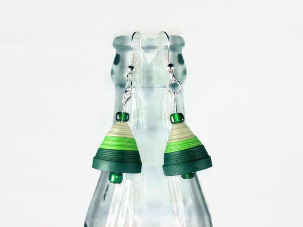 Quilled Paper Jhumka Earrings Quilled Paper Jhumka Earrings