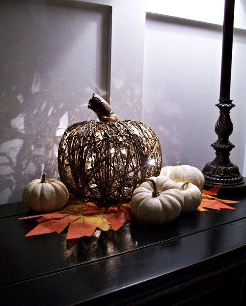 Twinkle and Twine Dollar Store Pumpkin Twinkle and Twine Dollar Store Pumpkin