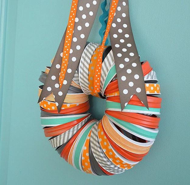 Halloween Mason Jar Ring Wreath Halloween Mason Jar Ring Wreath