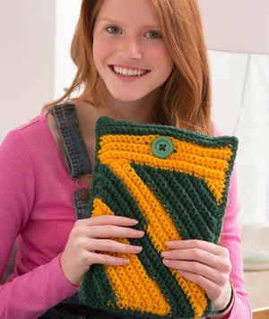 Spirited iPad Crochet Cozy