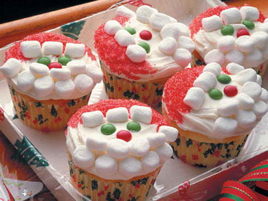 Santa Cupcakes