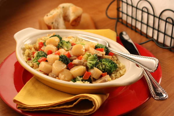 Scallops n Mushrooms