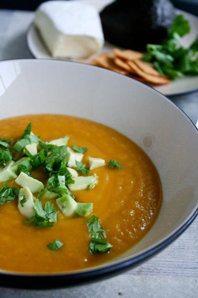 Sweet Potato and Butternut Squash Soup Sweet Potato and Butternut Squash Soup