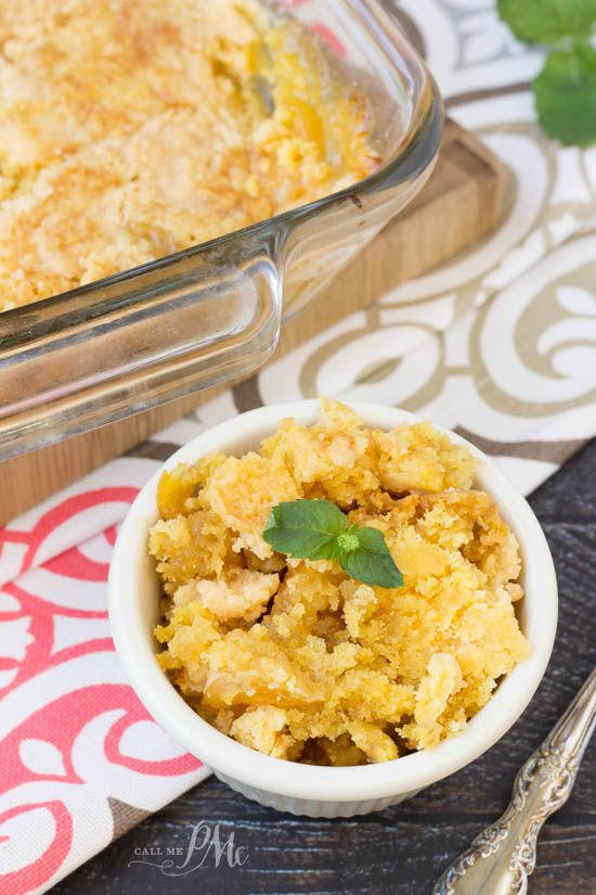 3Ingredient Peach Cobbler 3Ingredient Peach Cobbler