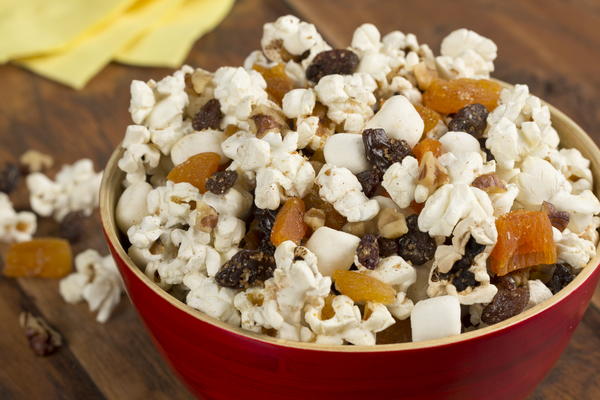 Fruit n Nut Popcorn Mix