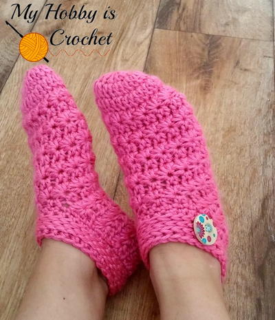Starlight Crochet Slippers