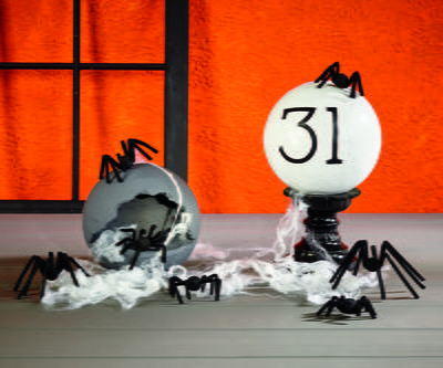 Crystal Ball and Spider Den Crystal Ball and Spider Den