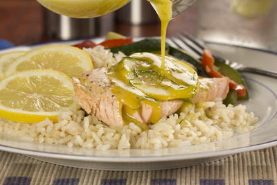 Skinny Poached Salmon