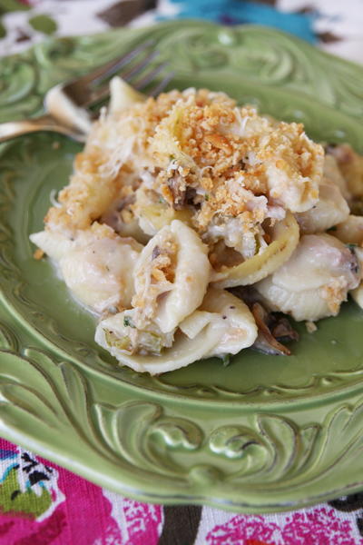 Crunchy Topped Shell Pasta Tuna Casserole Crunchy Topped Shell Pasta Tuna Casserole