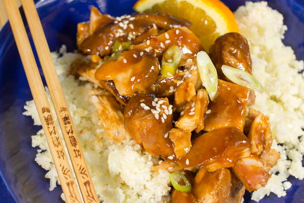 Paleo Slow Cooker Orange Chicken and Paleo Slow Cooker Orange Chicken and Rice