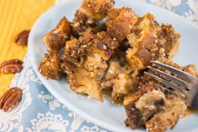 Ultimate Pecan Pie Bread Pudding