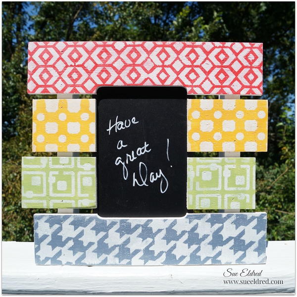 Colorful Chalkboard Frame for Kids (or grown-ups)