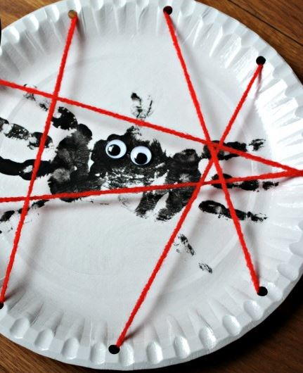 Paper Plate Spider Webs Paper Plate Spider Webs