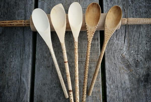 DIY Burned Wood Kitchen Utensils_2