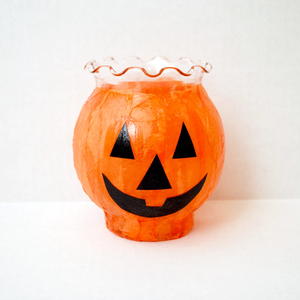 Simple Halloween Pumpkin Luminaries