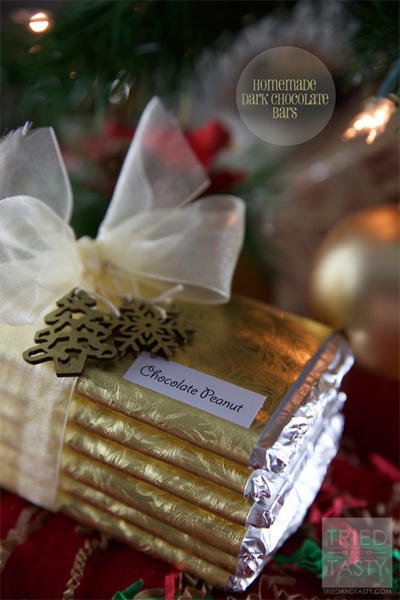 Homemade Dark Chocolate Bars