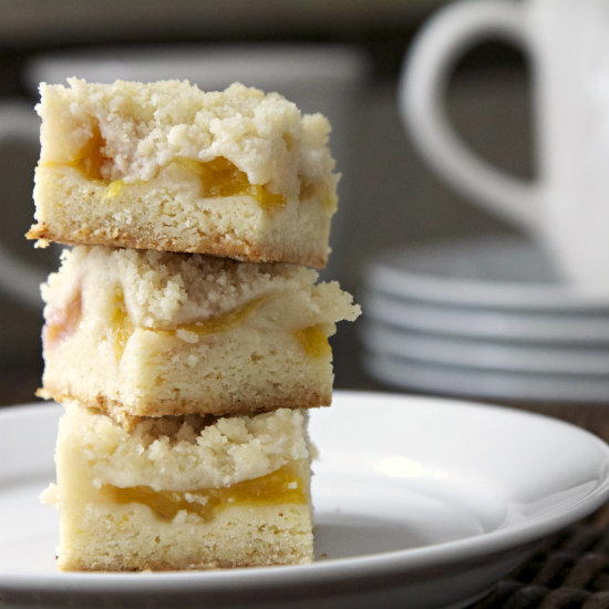 Peach Crumb Bars