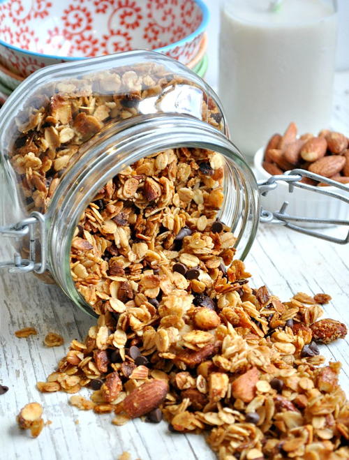 Slow Cooker Salted Caramel Granola Slow Cooker Salted Caramel Almond Granola