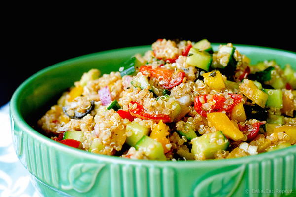 Quick and Easy Greek Quinoa Salad Greek Quinoa Salad