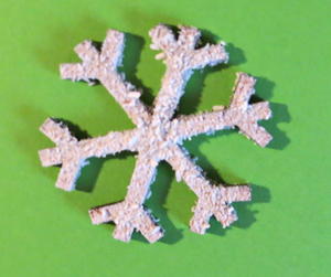 Duo of Snowflakes Christmas Card